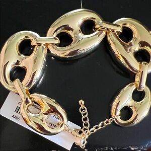 Gold Mariner Chain Link Bracelet